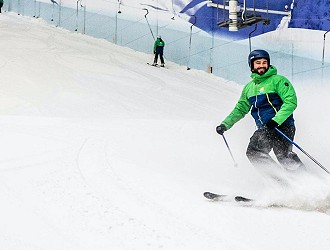 skiing
