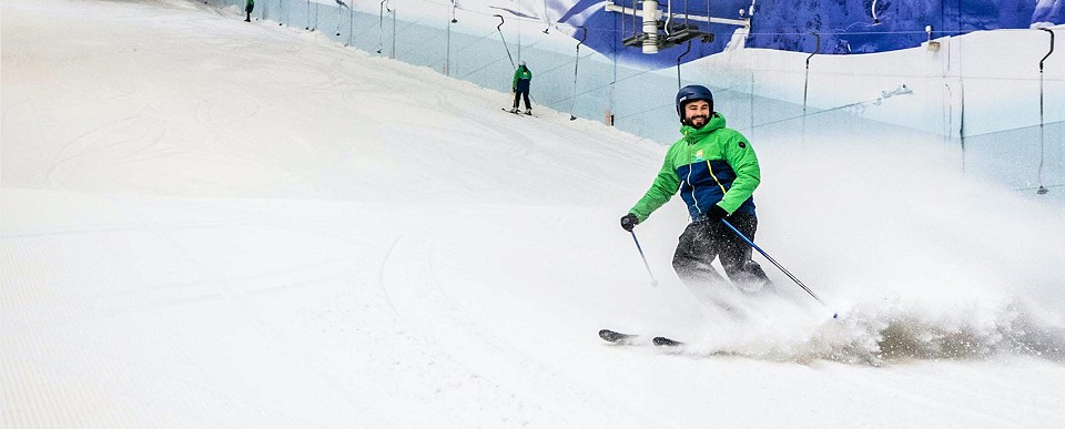skiing